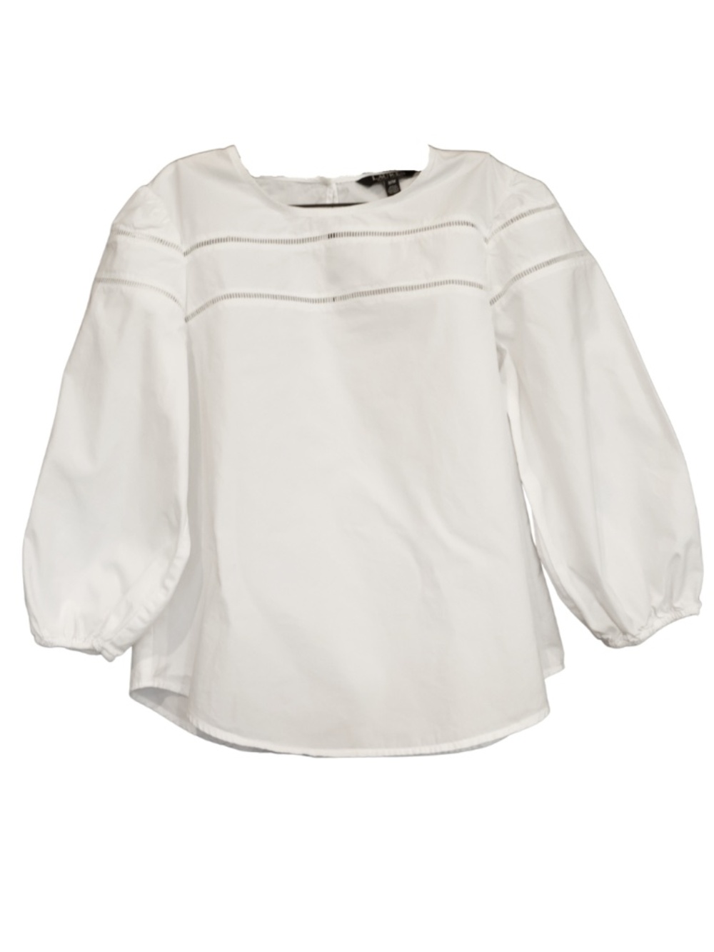 Lauren Ralph Lauren White Blouse Long Sleeve Medium